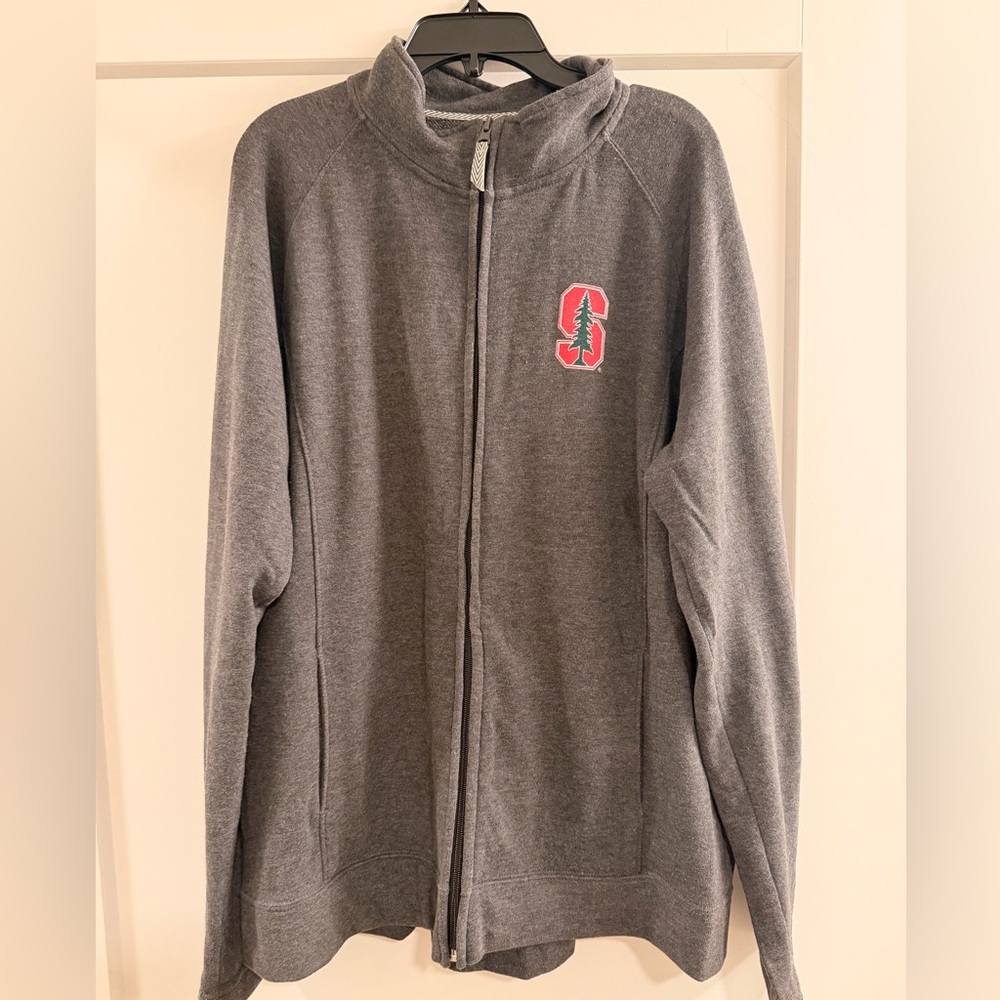 Stanford University Jansport Gray Zip-up Jacket